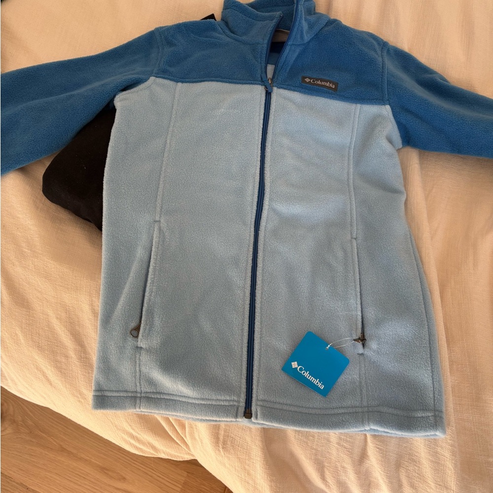 Columbia Two-Tone Blue Fleece Jacket